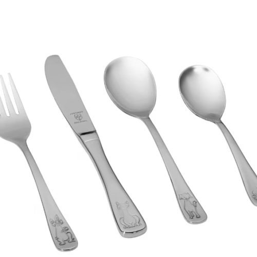 stiridelni-pribor-graving2 Otroški jedilni pribor - 4 delni