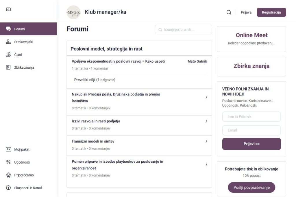 Klub Managerka — skupnost podjetnih žensk