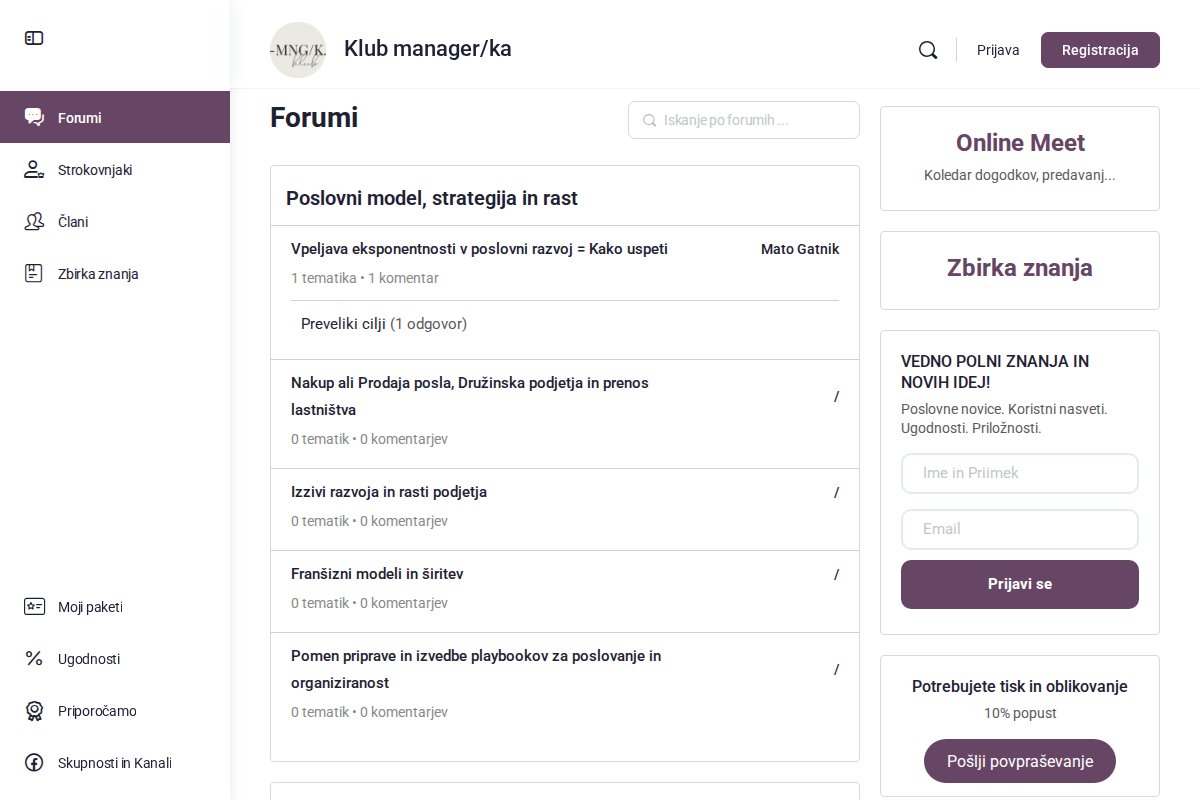 Klub Managerka — skupnost podjetnih žensk